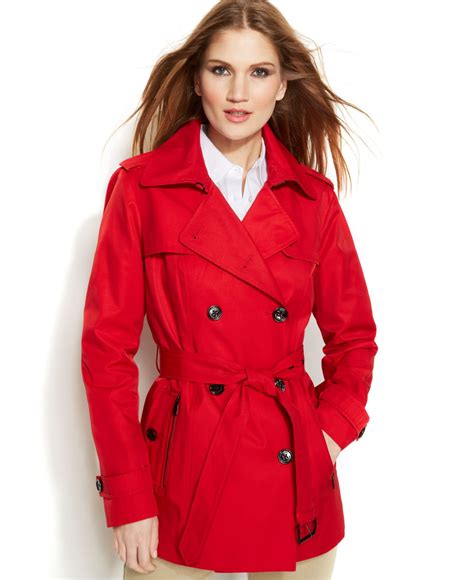 michael kors red coats|michael kors coats girls.